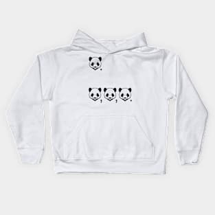 Panda. Pandapandapanda. Kids Hoodie